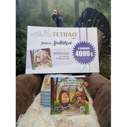 Obrázok číslo 3: Detská kniha TETRAO Ježko Pichliačik a tajomstvá čarovného lesa