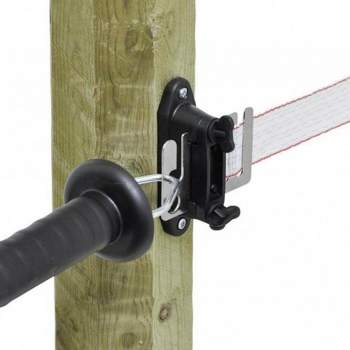 Obrázok číslo 2: Izolátor pre elektrický ohradník ku vchodovej bráne, šrób alebo klinec - 4 ks