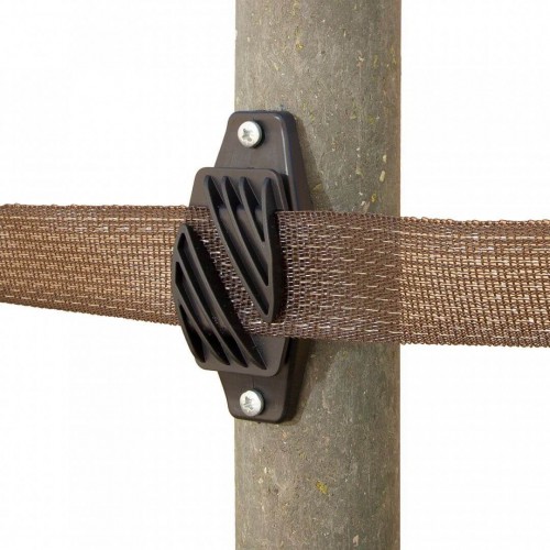 Obrázok číslo 3: Izolátor pre elektrický ohradník, plochý, šrób alebo klinec - 10 ks