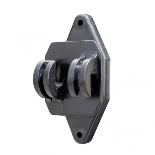 Izolátor pre elektrický ohradník, drôt a lanko do 8 mm, šrób alebo klinec - 10 ks