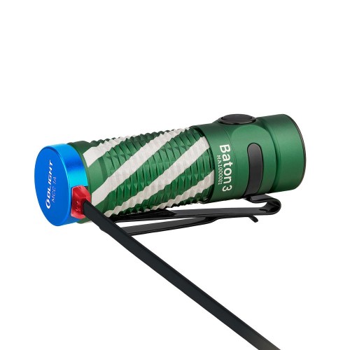 Obrázok číslo 4: LED baterka Olight Baton 3 Christmas green 1200 lm