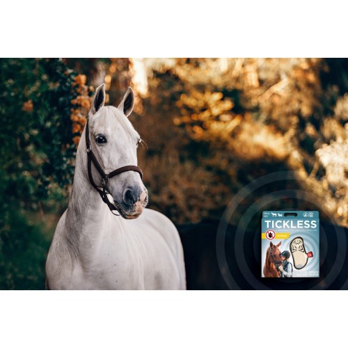 Obrázok číslo 4: Ultrazvukový repelent proti kliešťom TICKLESS HORSE pre kone - biely