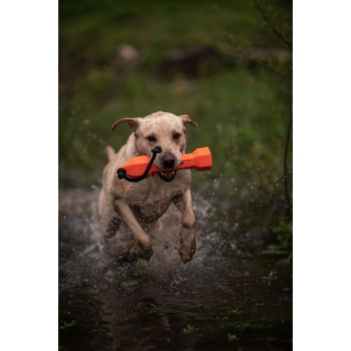 Obrázok číslo 2: Výcvikový gumový bumper pre psy – oranžový