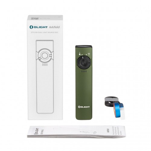 Obrázok číslo 4: LED baterka Olight Arkfeld 1000 lm - zelená, - limitovaná edícia