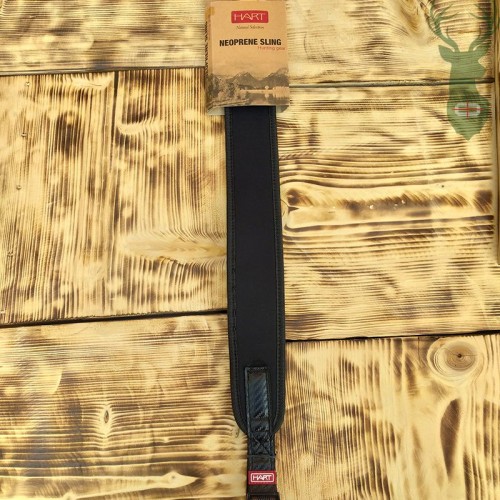 NEOPRENE-PAD SLING - c.Black neoprene - remeň na pušku bez pútka