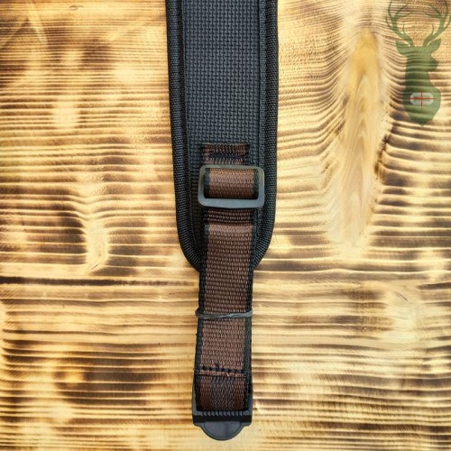 Obrázok číslo 3: NEOPRENE-PAD SLING - c.Black neoprene - remeň na pušku bez pútka