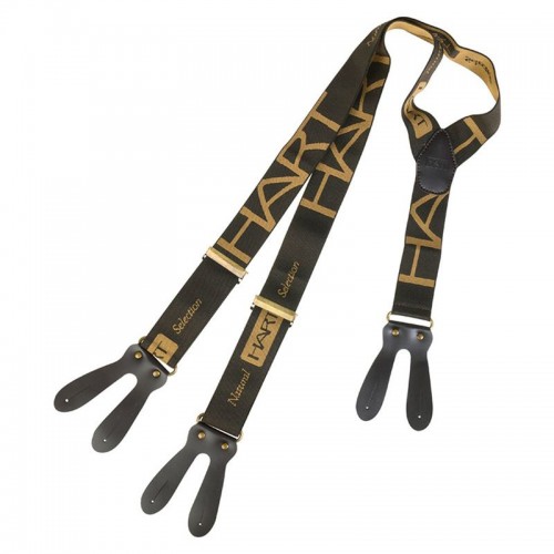 HART traky s koženým úchytom - široké