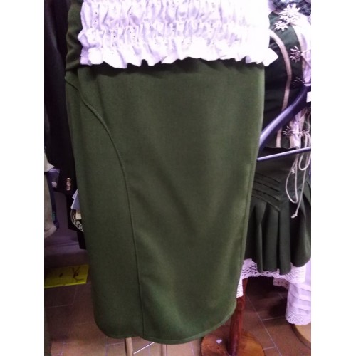 MINI sukňa zelená