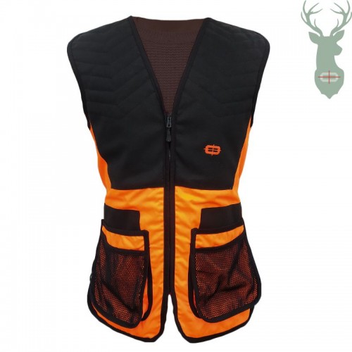 BETALOV strelecká vesta BLACK/ORANGE