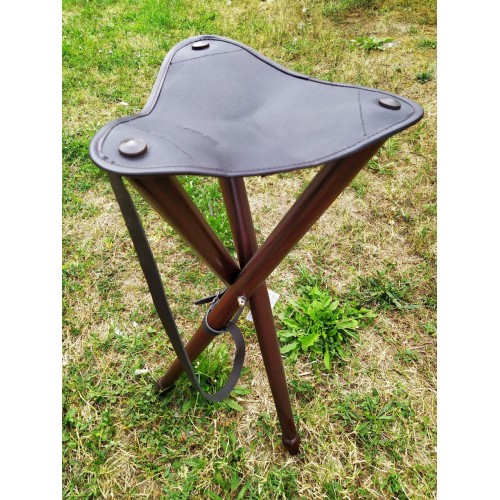 Trojnožka 60cm - tmavohnedá
