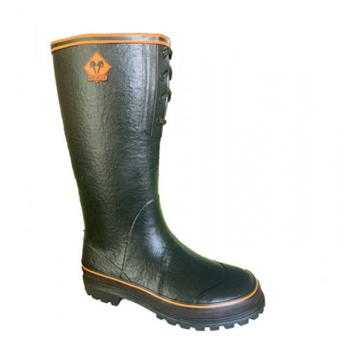 BIGHORN - Pánske lovecké zateplené plyšové čižmy DAKOTA FUR 3263 zelené