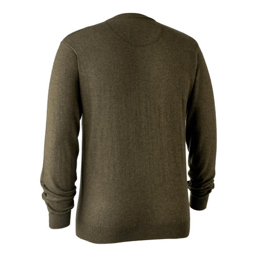 Obrázok číslo 2: DEERHUNTER Kingston Knit V Neck - merino sveter (S