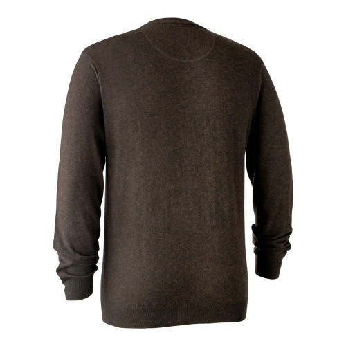 Obrázok číslo 2: DEERHUNTER Kingston Knit V Neck - merino sveter (S