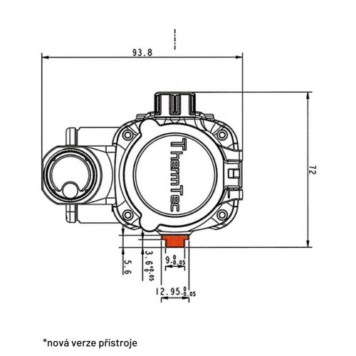 Obrázok číslo 4: ThermVisia Ocelový adaptér na Blaser pro ThermTec Vidar Verze: Stará