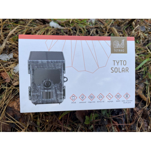 Obrázok číslo 19: Fotopasca TETRAO Tyto Solar 46 Mpx, 940 nm - so solárnym panelom