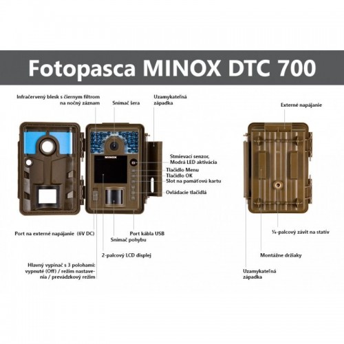 Obrázok číslo 9: Fotopasca MINOX DTC 700
