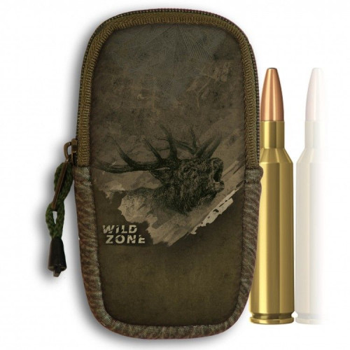 Púzdro na 6 nábojov ručiaci jeleň hlava