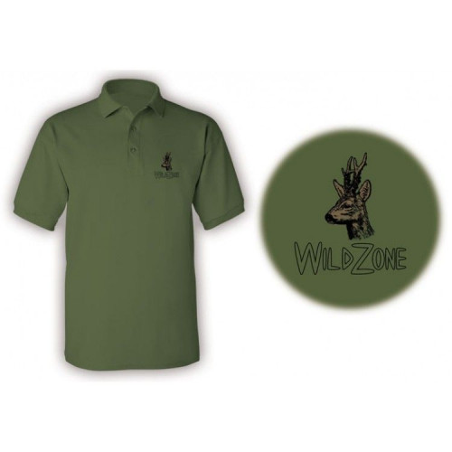Polokošeľa Piquet Wildzone srnec