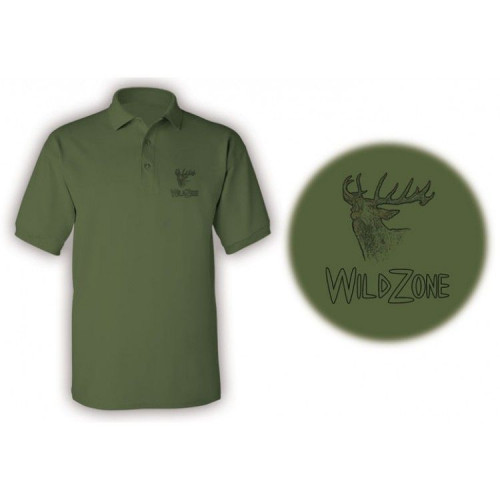 Polokošeľa Piquet Wildzone jeleň