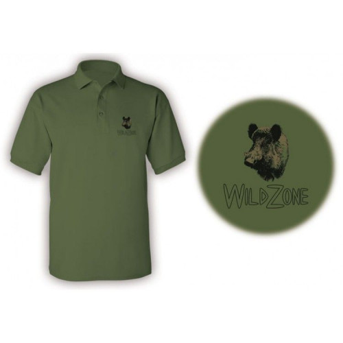 Polokošeľa Piquet Wildzone diviak