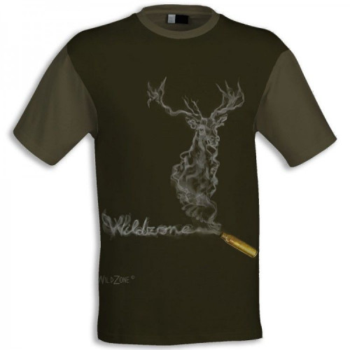 Tričko s krátkym rukávom WildZone výstrel jeleň