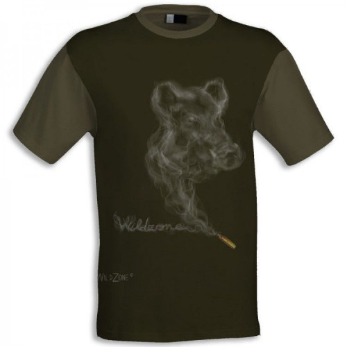 Tričko s krátkym rukávom WildZone výstrel diviak