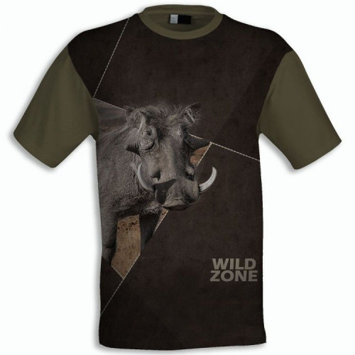 Elegantné tričko s krátkym rukávom WildZone safari prasa