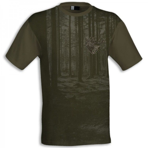 Elegantné tričko s krátkym rukávom ručiaci jeleň WildZone