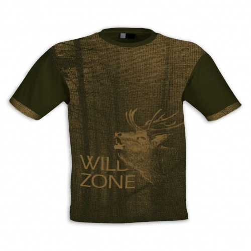 Elegantné tričko ručiaci jeleň WILDZONE