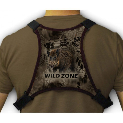 Držiak ďalekohľadu diviak s pozadím