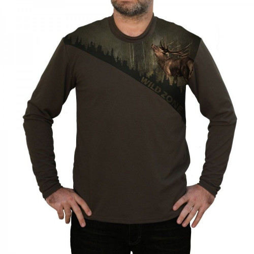Tričko s dlhým rukávom WildZone jeleň