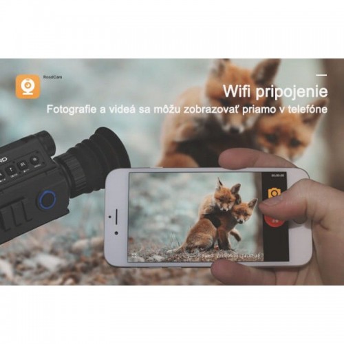 Obrázok číslo 13: Nočné videnie 2v1 (zameriavač a monokulár) Pard NV008+ (6.5x-13x zoom) + Power bank EMOS ALPHA 10000 mAh a 32gb SD karta