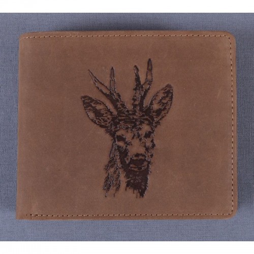 Peňaženka pánska - srnec hlava