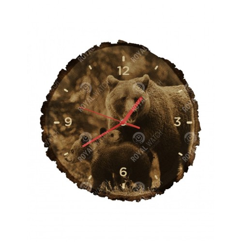 Obrázok číslo 4: Hodiny  - Medveď hnedý