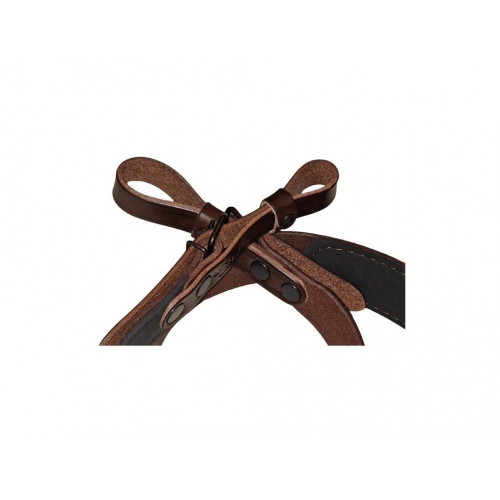 Obrázok číslo 3: Exkluzívny kožený remeň na zbraň s razbou motívov zveri podšitý protišmykovou gumou