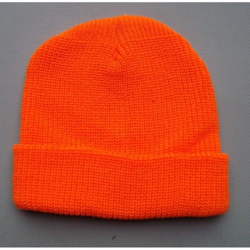 Pletená čiapka - oranžová