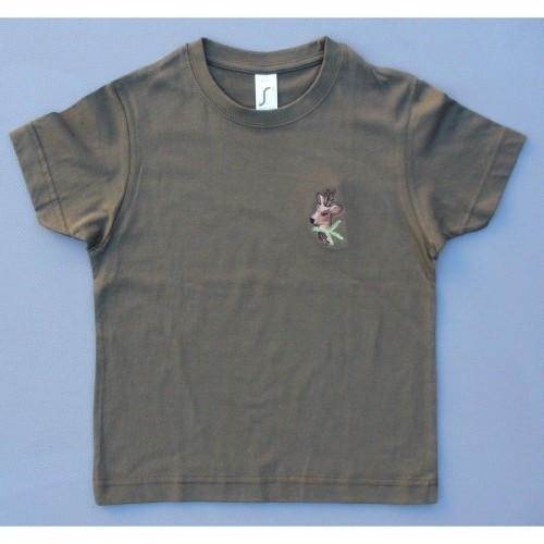 Detské tričko S - srnec B